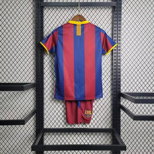 Maglietta Barcellona vintage 2010/2011 per bambini