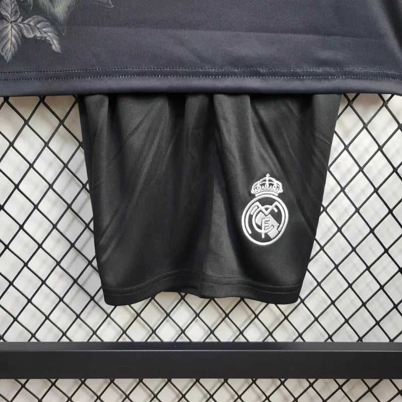 Real Madrid x Y3 2024/2025 Quarta Maglia Nera Taglia Bambino
