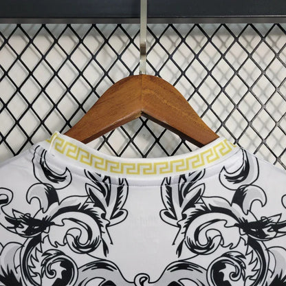 Italie "Versace" Maillot Blanc Édition Limitée
