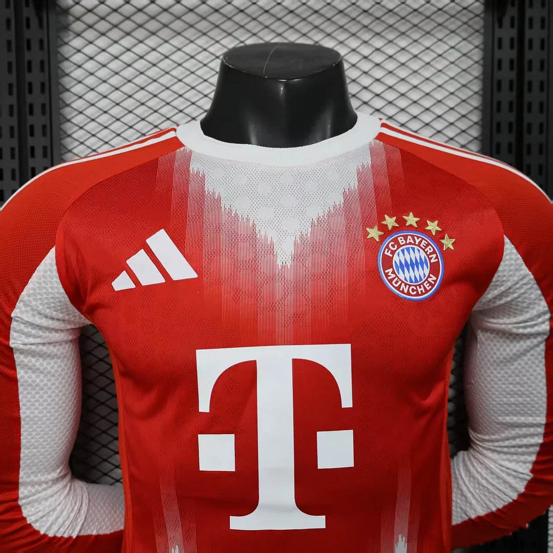 2025/2026 Bayern Munchen Home Long Sleeve