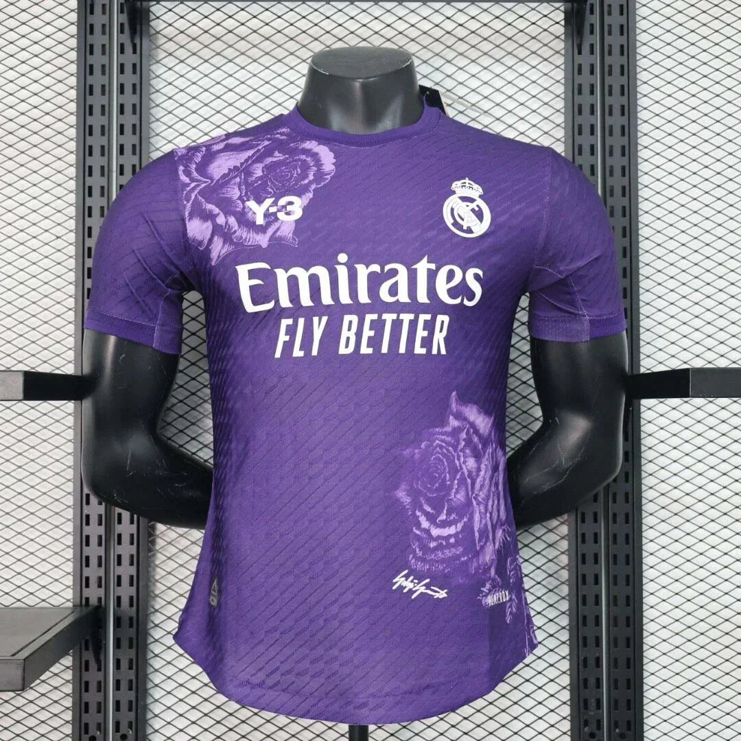 Real Madrid x Y3 4e maillot 2024/2025 violet
