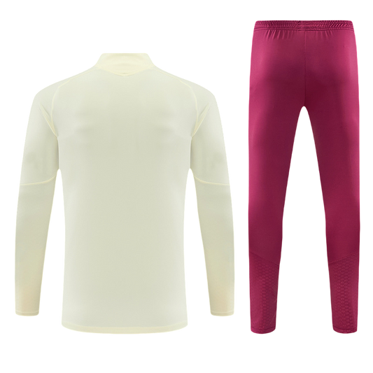 Survêtement beige et rose du Real Madrid 2026/2027