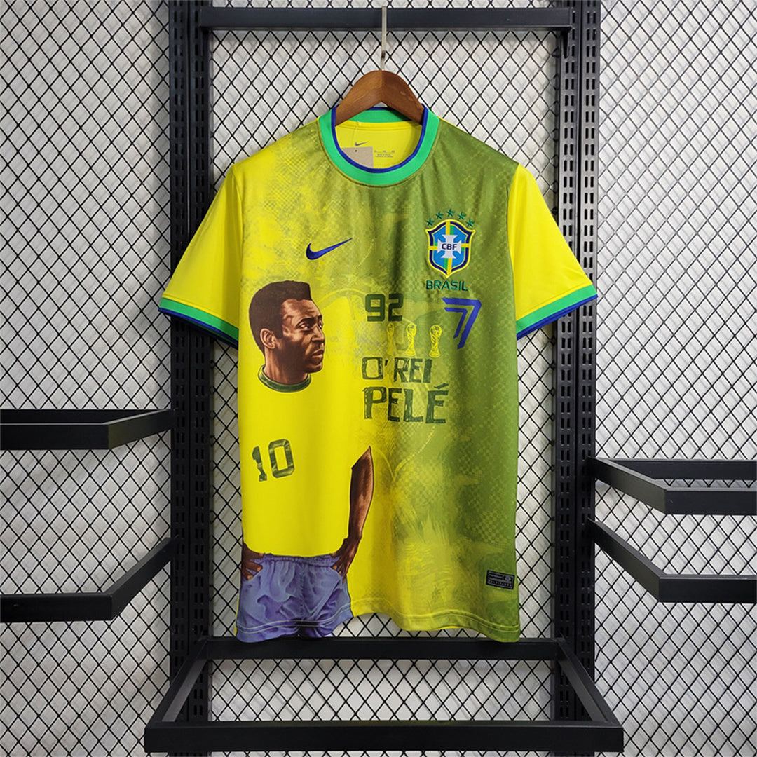 Maillot commémoratif Pelé du Brésil en édition limitée