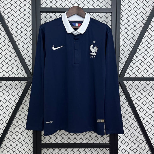 Maillot domicile Rétro France 2014 manches longues