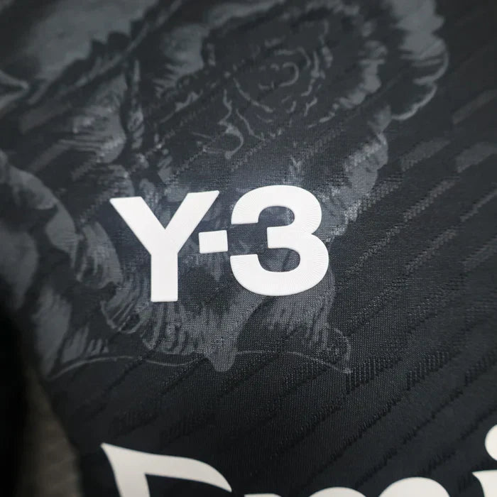 Real Madrid x Y3 Maillot Noir 2024/2025 Quatrième tenue