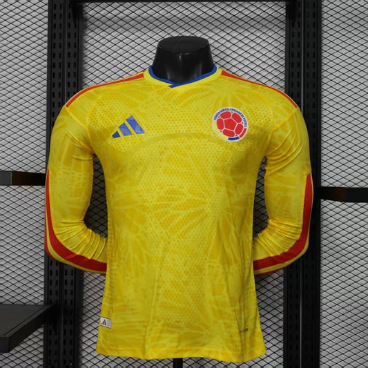 Maglia Gara Versione Giocatore Manica Lunga Colombia Mondiale 2026