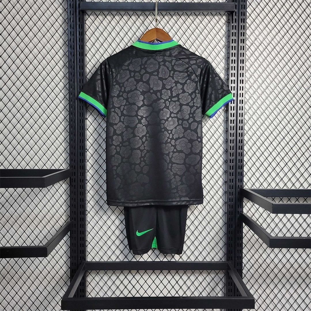 Brasile "Black Leopard" Maglia in Edizione Limitata per Bambini