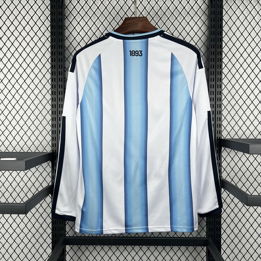 Maillot domicile manches longues Argentine Coupe du Monde 2026 version fan