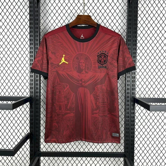 Brésil "Le Rédempteur" Maillot Rouge Édition Limitée