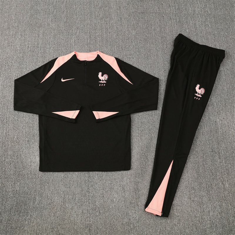 Survêtement noir et rose France