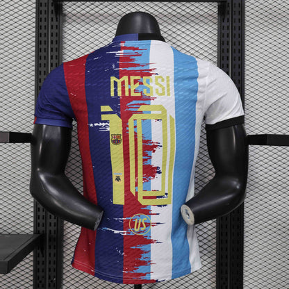 Maglia Messi 10 Barcellona-Argentina in Edizione Limitata