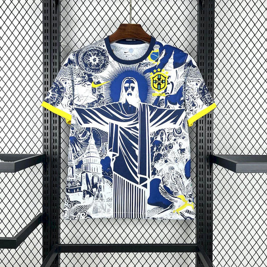 Maillot bleu limité "Jesus" du Brésil
