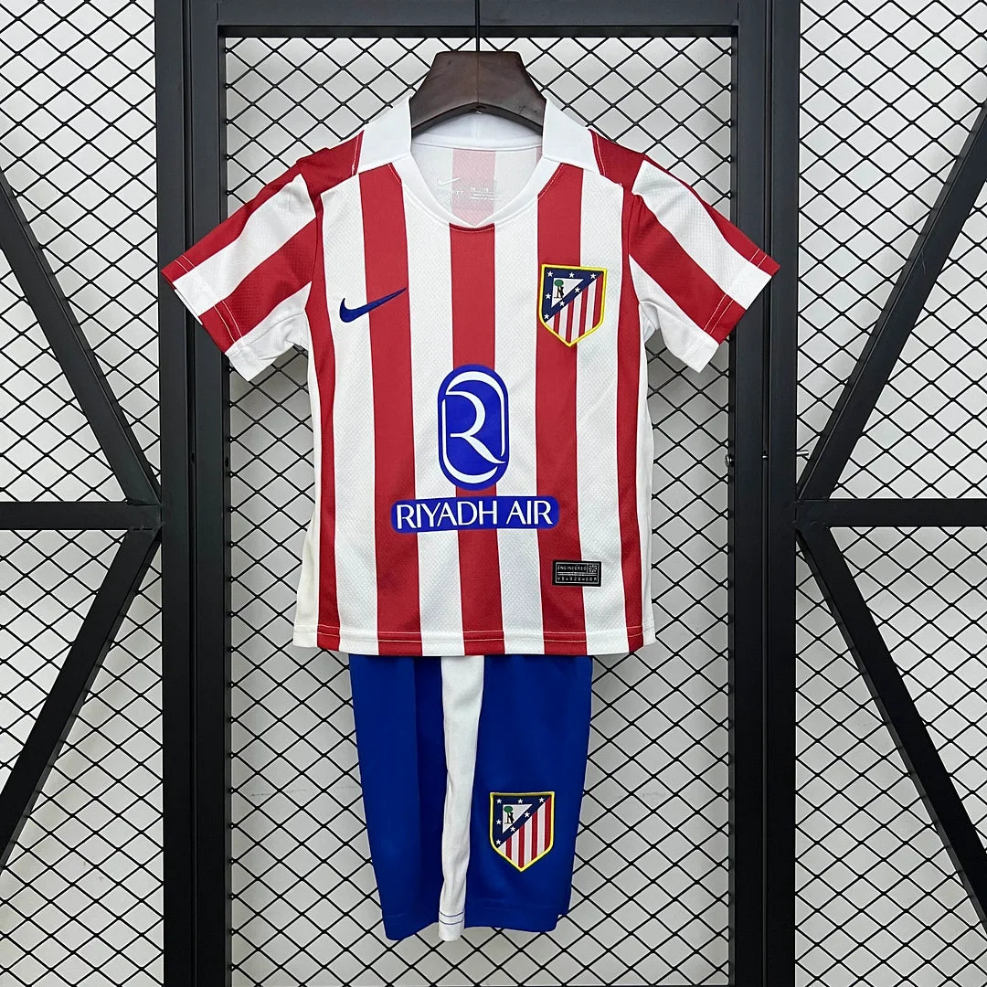 Kit casa Atletico Madrid 2025/2026 taglia bambino