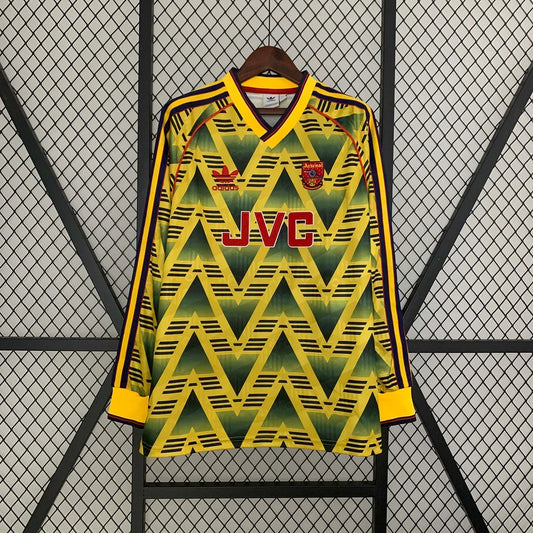 Maillot Rétro Extérieur Manches Longues Arsenal 1991-1993