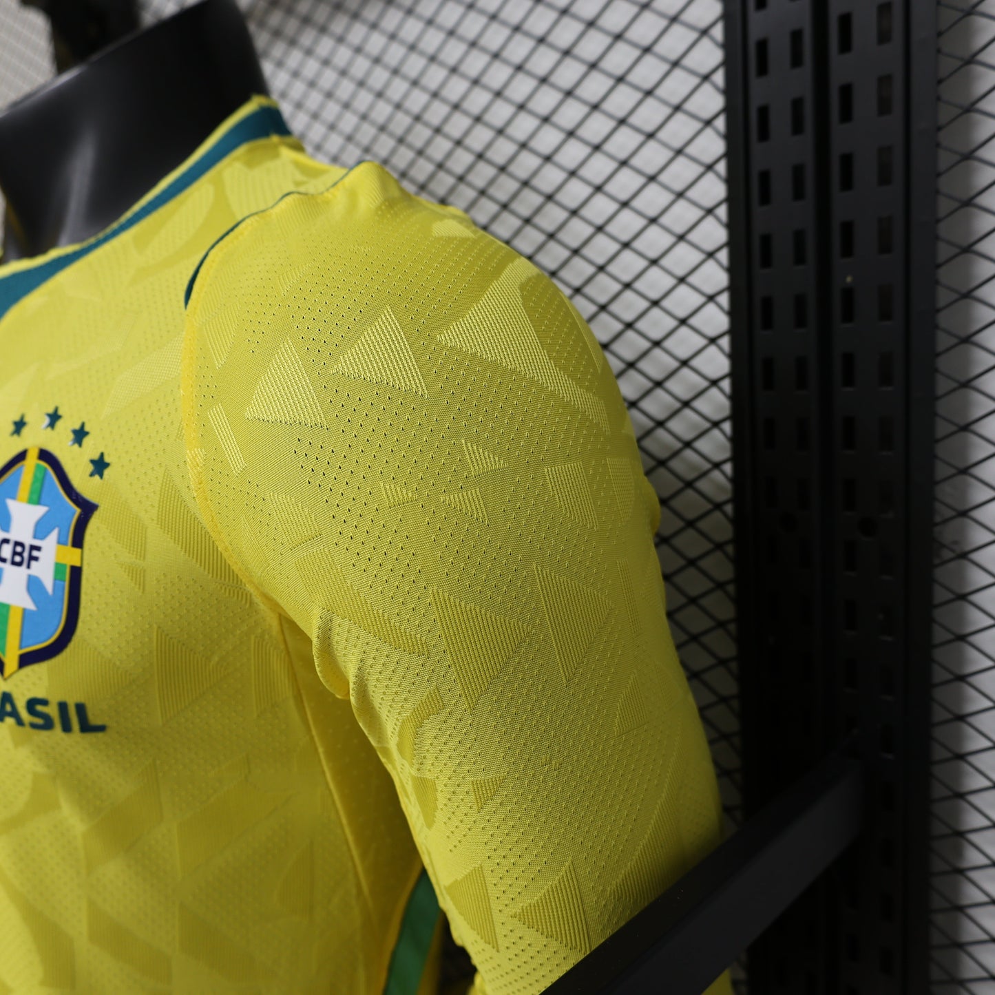 Maillot domicile manches longues version joueur Brésil Coupe du Monde 2026