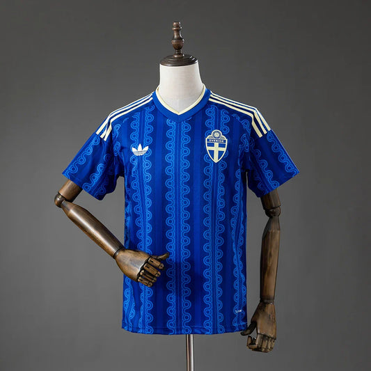 Maillot Extérieur Suède Coupe du Monde 2026 Version Fan