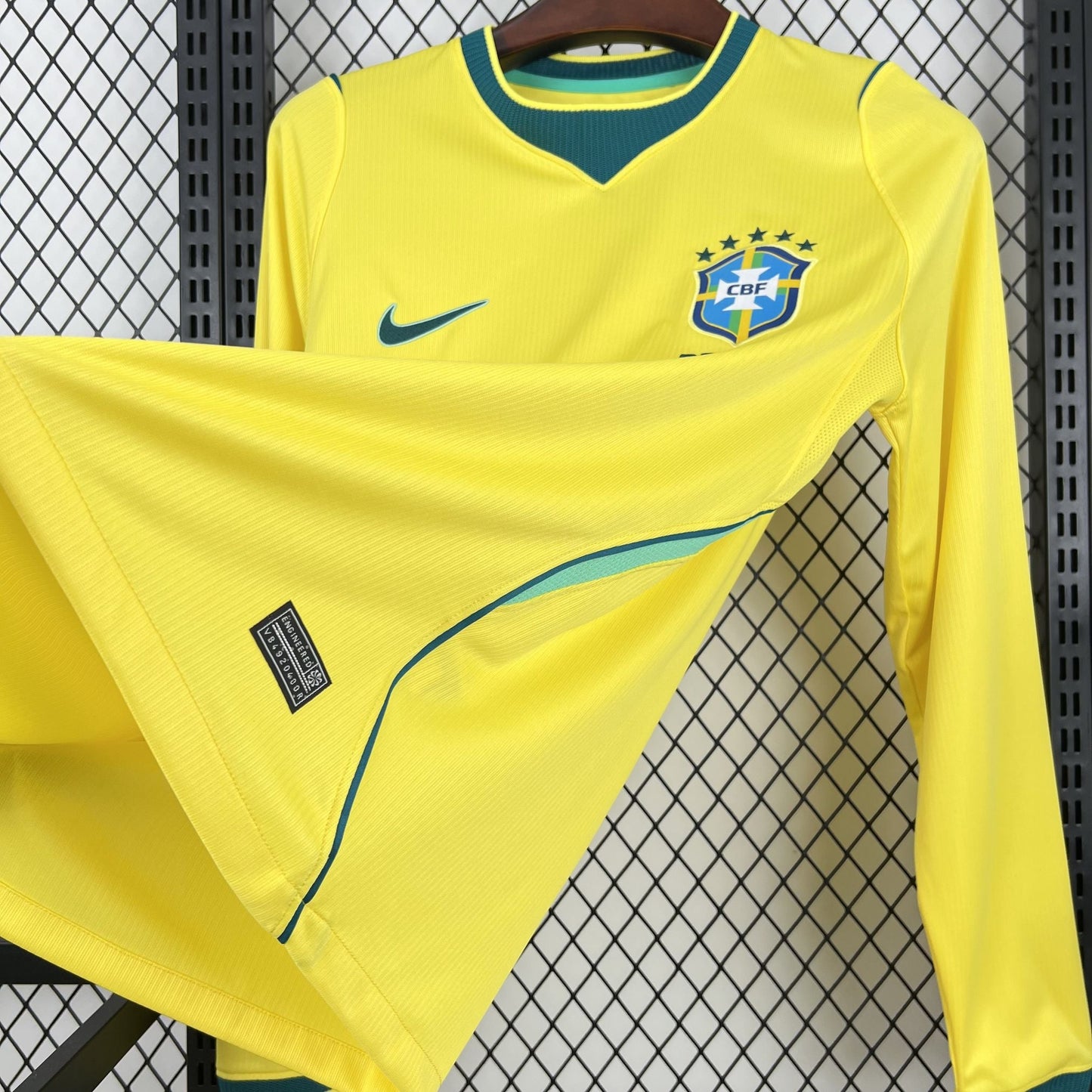 Maglia manica lunga tifoso Brasile Mondiale 2026