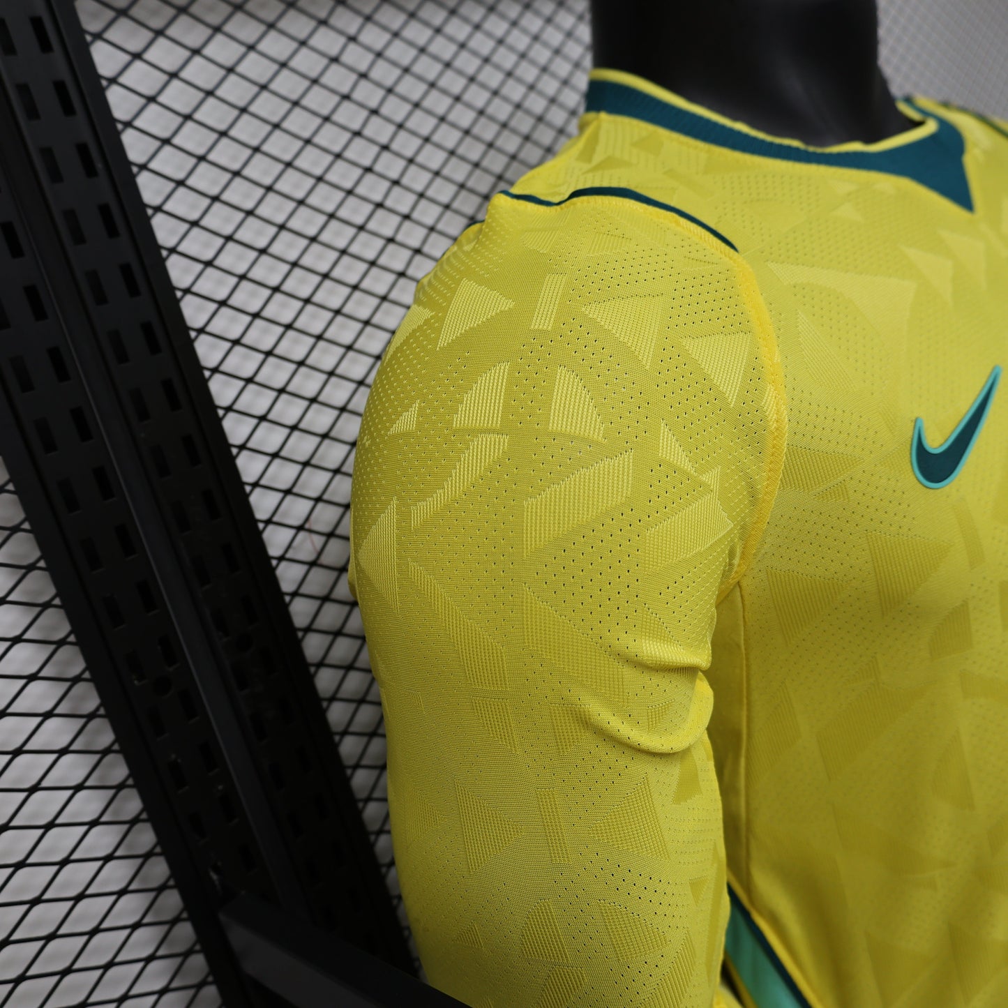 Maillot domicile manches longues version joueur Brésil Coupe du Monde 2026