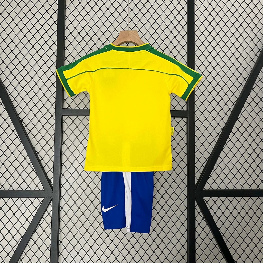 1998 Retro Brazil Home Kids Size