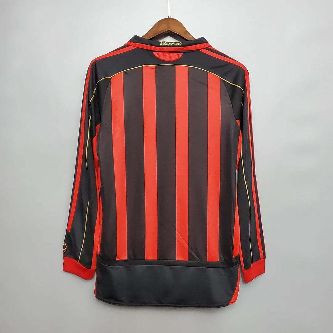 Maillot Rétro Domicile AC Milan Manches Longues 2006/2007