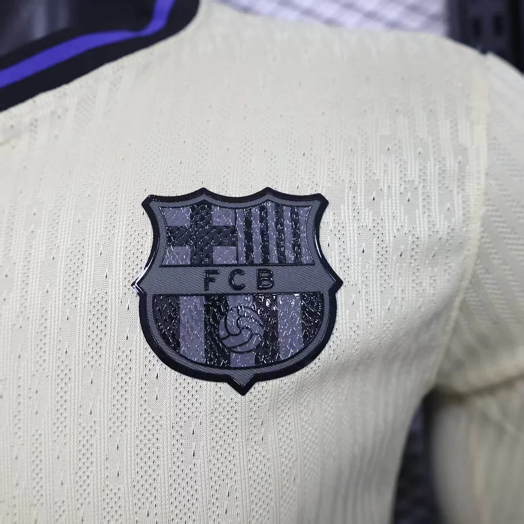 Maillot Extérieur Barcelone Manches Longues 2025-2026