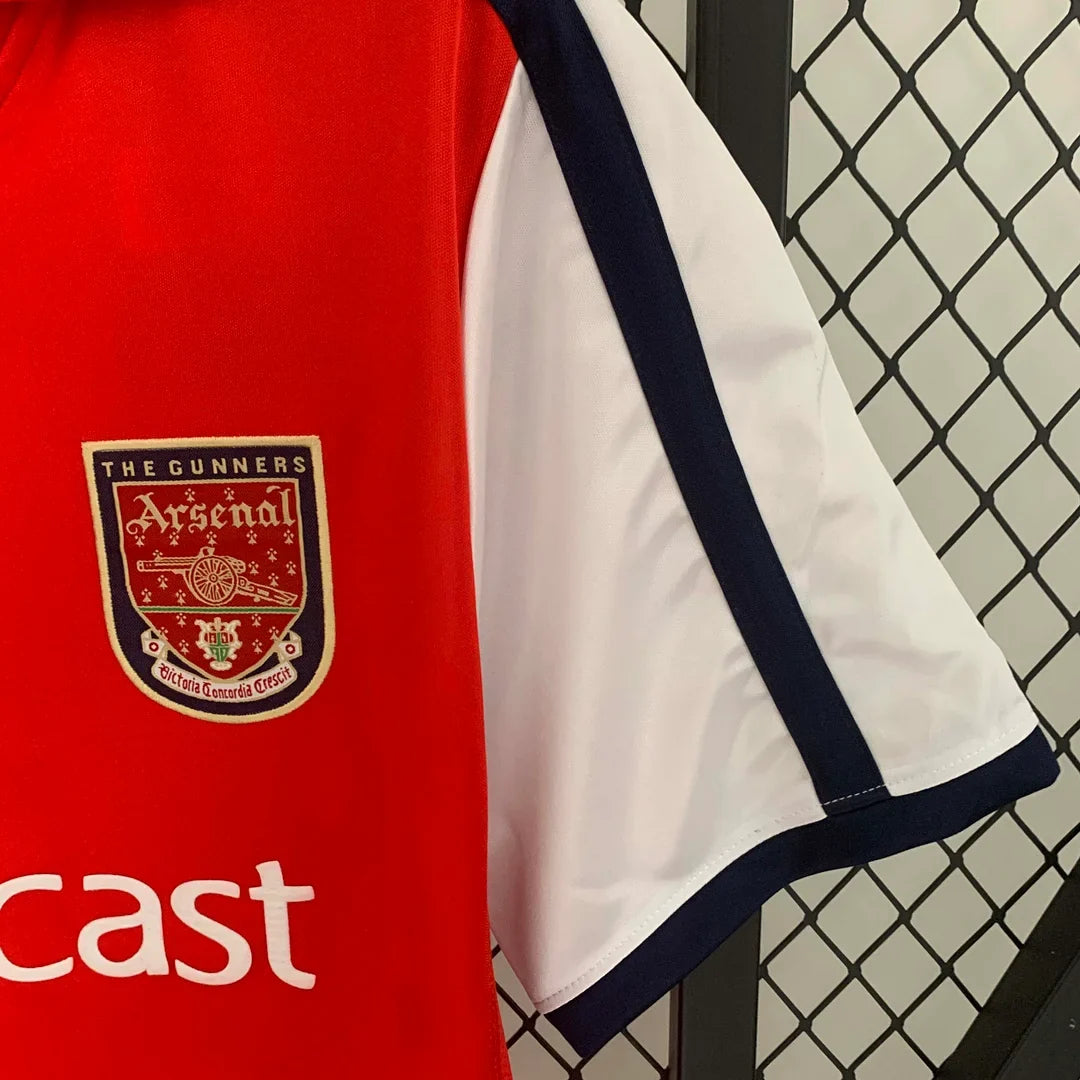 Maillot domicile rétro Arsenal 2000-2002