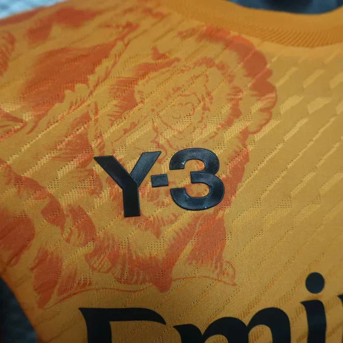 Real Madrid x Y3 Kit arancione 2024/2025 Quarto