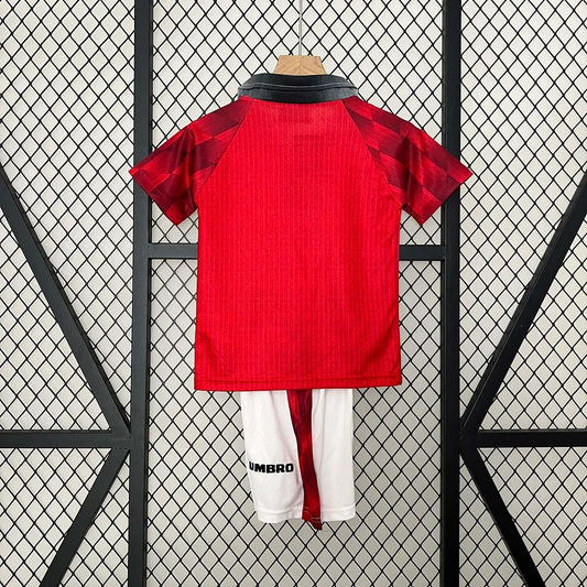 Maglietta Manchester United Home Bambino Taglia 1996/1998 Retro