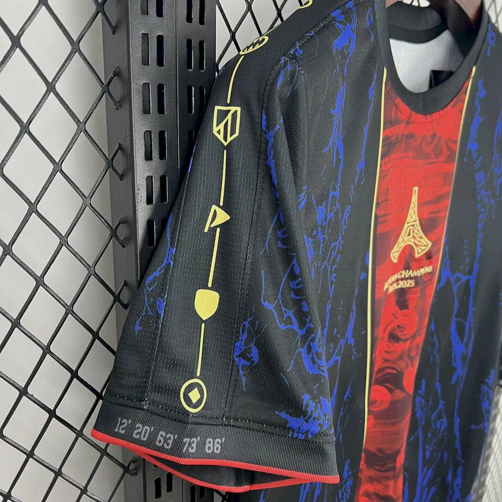 Maglia limitata blu PSG "CAMPIONI D'EUROPA"