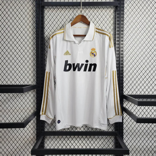 Maillot Domicile Rétro Manches Longues Real Madrid 2011/2012