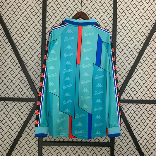 Maglia retrò Barcellona da trasferta manica lunga 1995-1997