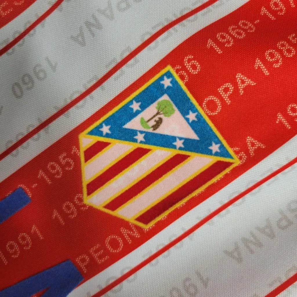 Maillot Rétro Domicile Atletico Madrid 1994-1995