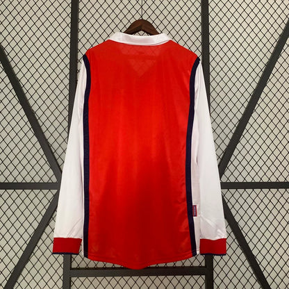 1998-1999 Retro Arsenal Home Jersey Long Sleeve