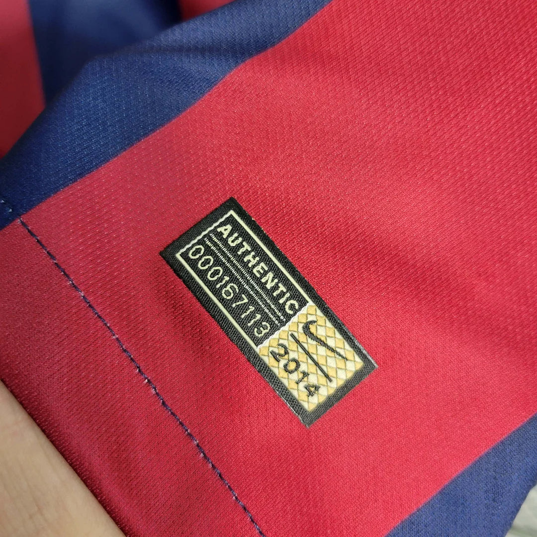2014-2015 Retro Barcelona Home Jersey Long sleeve