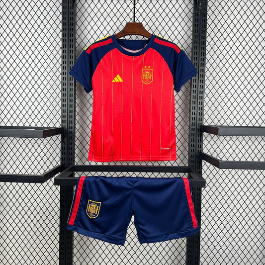 Kit Mondiale Spagna 2026 Home 2 Stelle Taglia Bambino