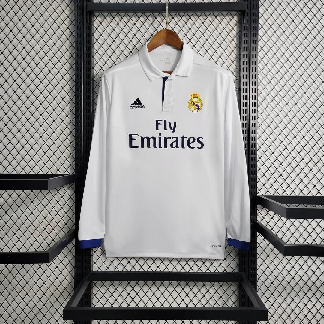 Maglia retrò Home Real Madrid manica lunga 2016/2017