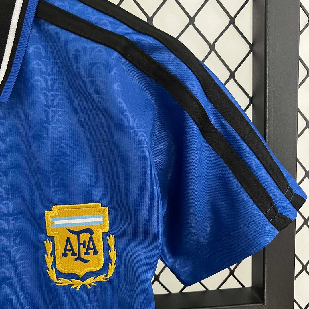 Maglia da trasferta per bambini retrò Argentina 1994