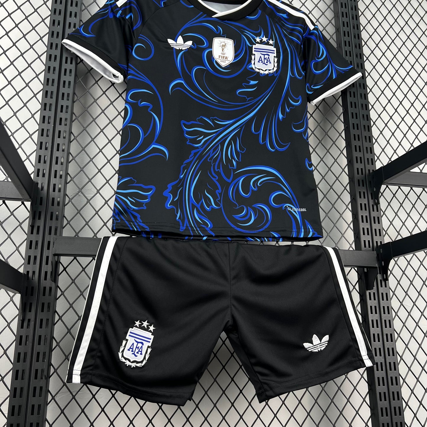 Maillot de foot Argentine Extérieur Coupe du Monde 2026 Taille Enfant