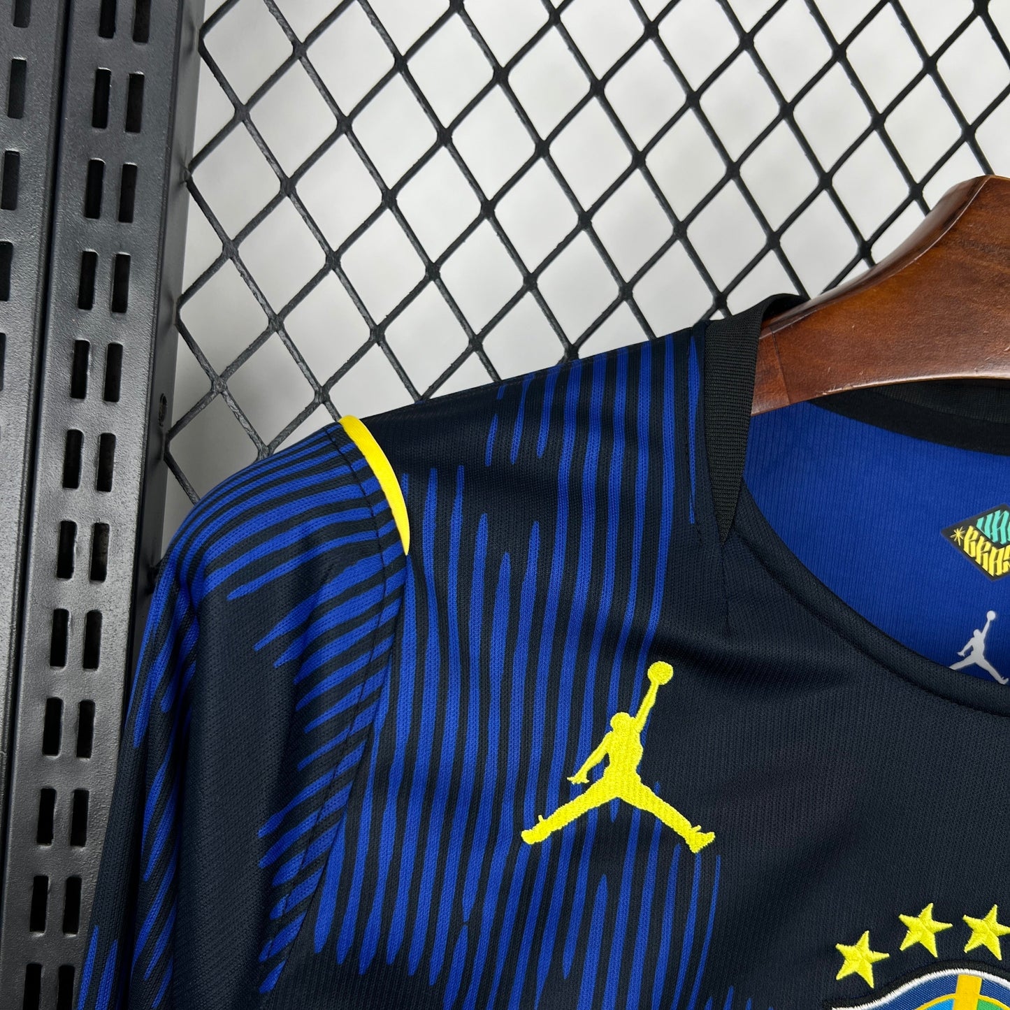 Maglia manica lunga da trasferta Brasile Mondiali 2026 versione tifoso
