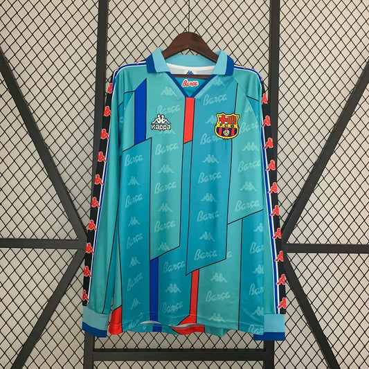 Maglia retrò Barcellona da trasferta manica lunga 1995-1997