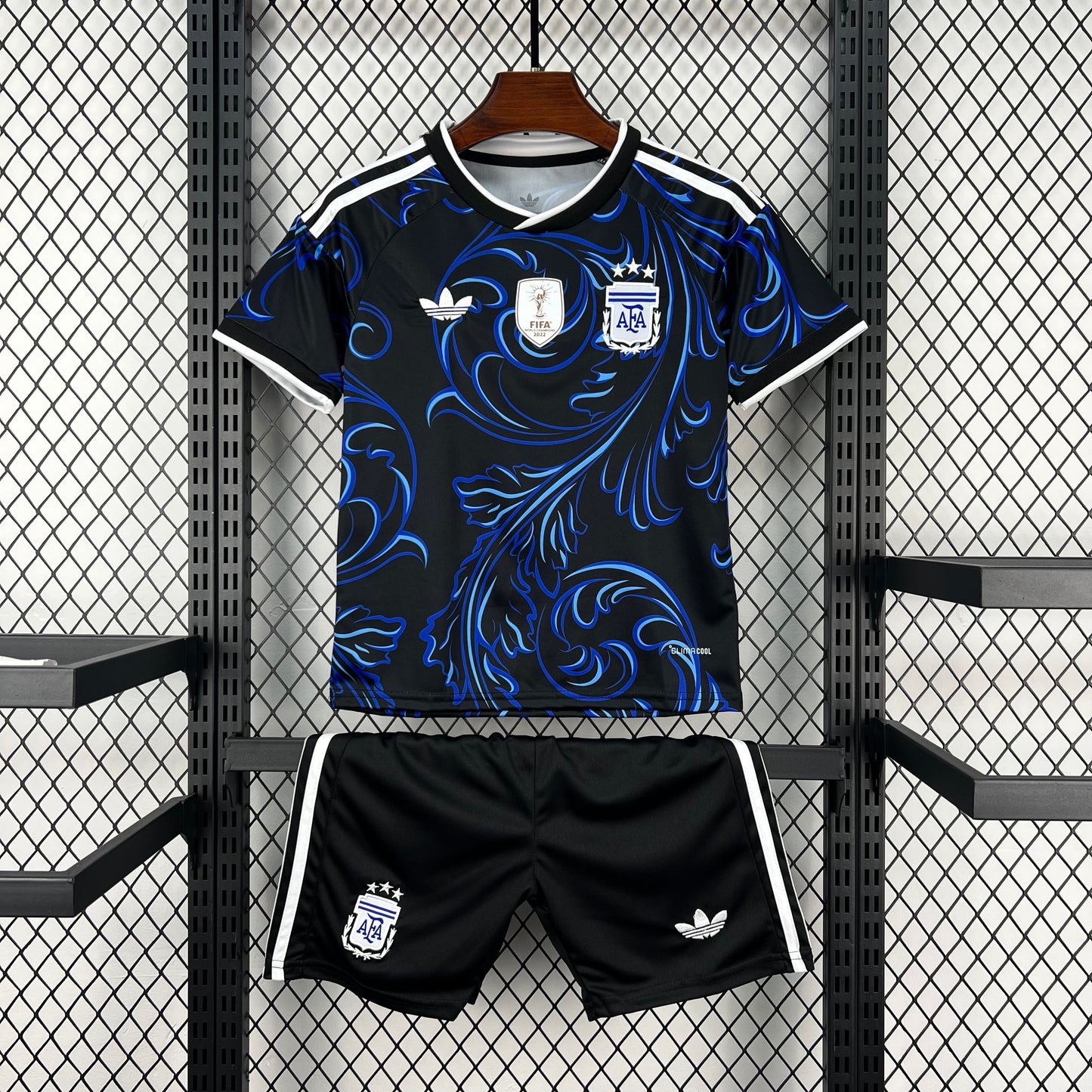 Maillot de foot Argentine Extérieur Coupe du Monde 2026 Taille Enfant