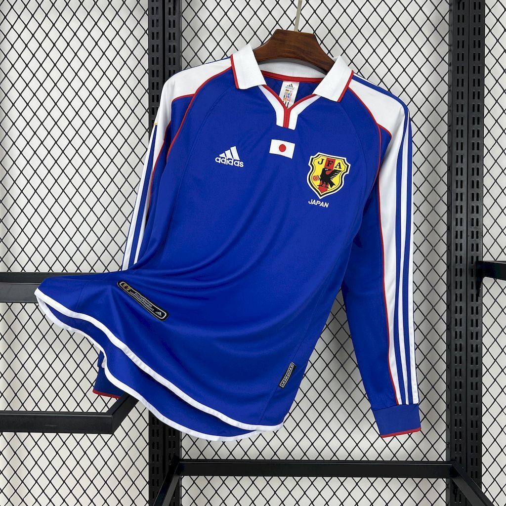 2000 Maglia Giappone Home Manica Lunga Retrò