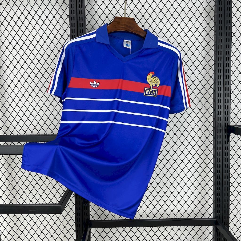 1984 Retro France Home Jersey