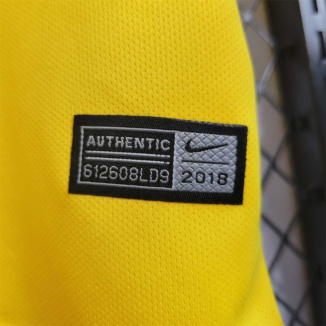 2018 Retro Brazil Home Jersey
