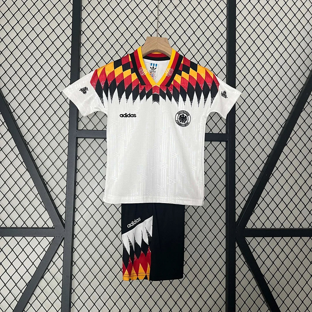Kit Domicile Rétro Allemagne 1994 Taille Enfant