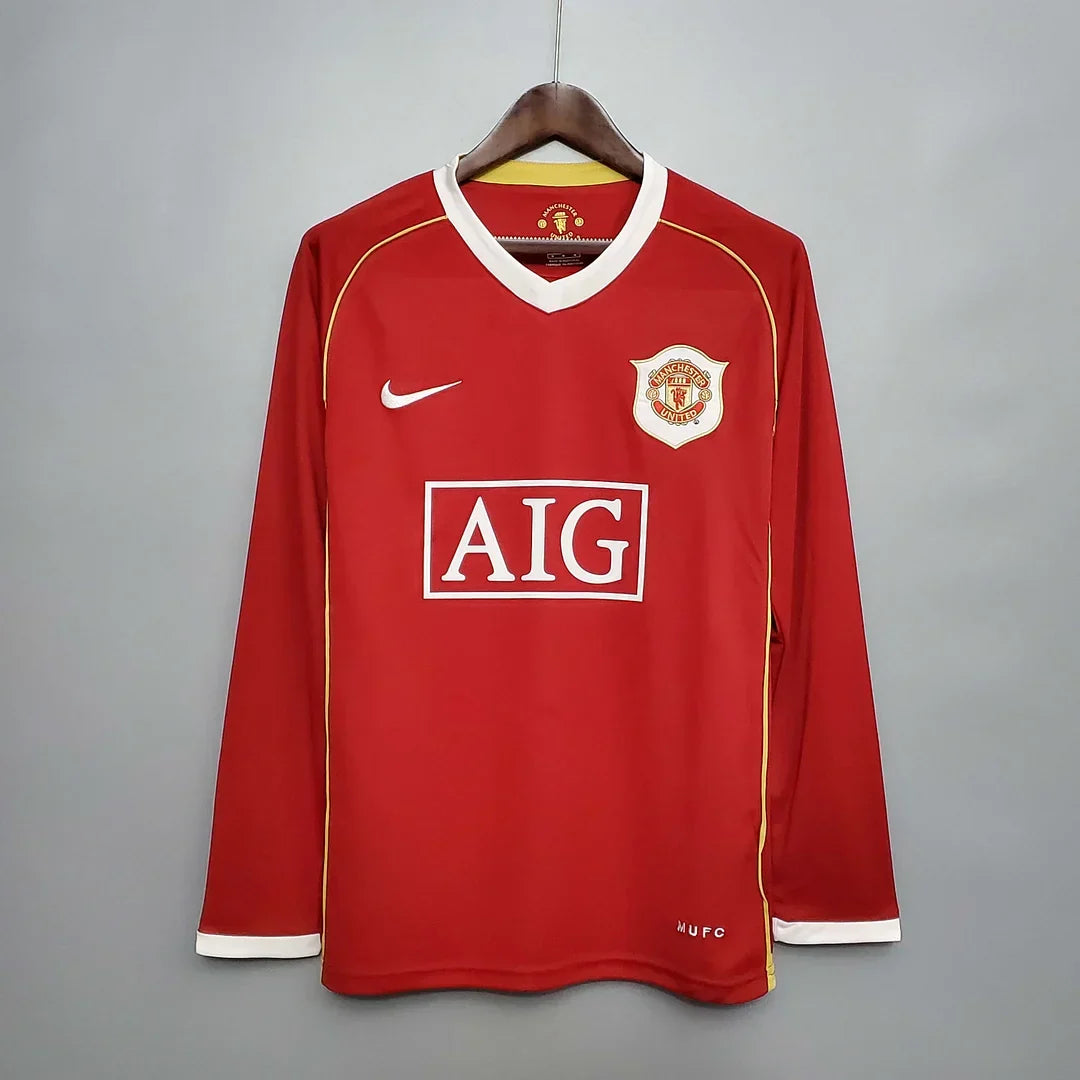 Maglia Manchester United Home Maniche Lunghe 2006/2007 Retro