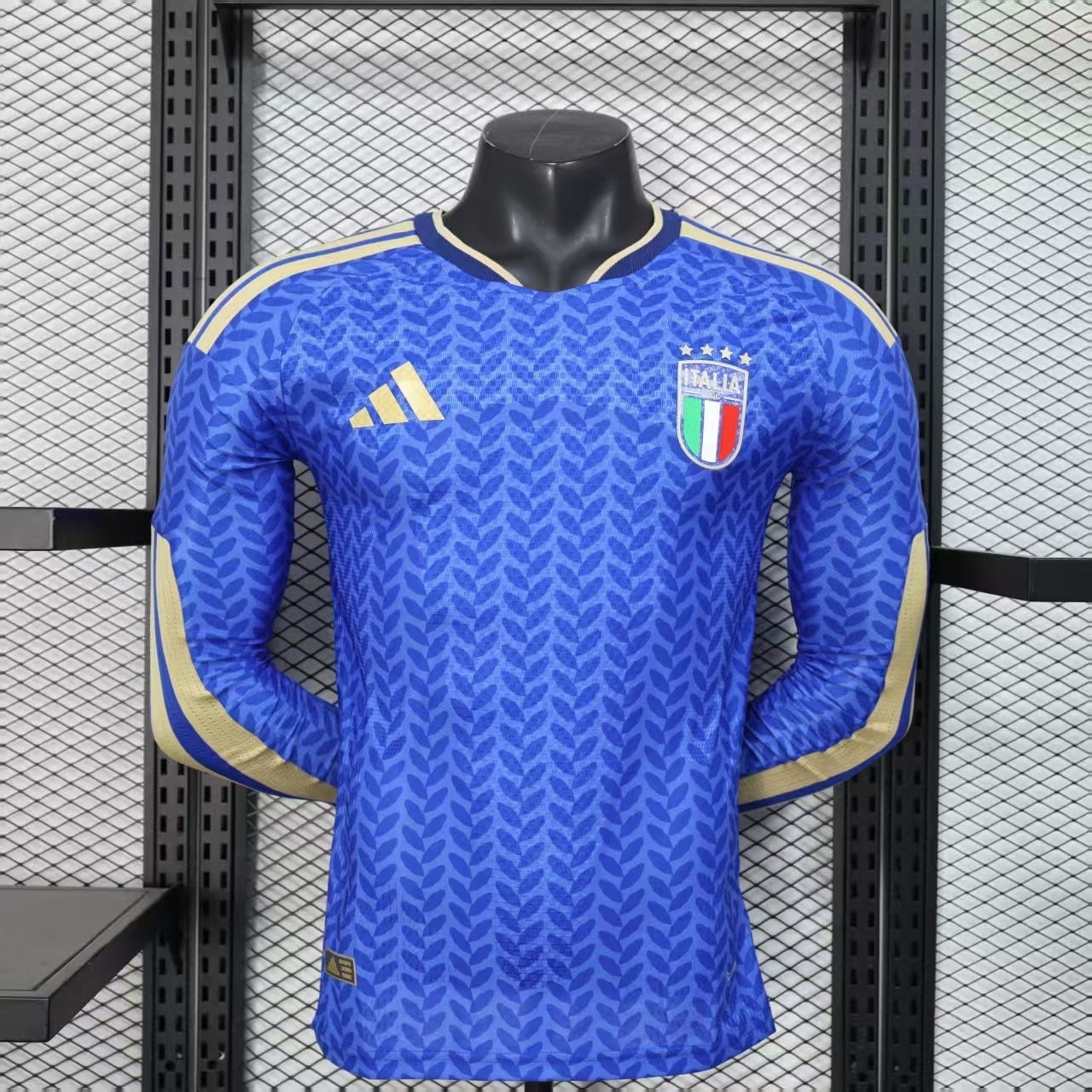 Divisa Italia Home Coppa del Mondo 2026 Manica Lunga Versione Giocatore