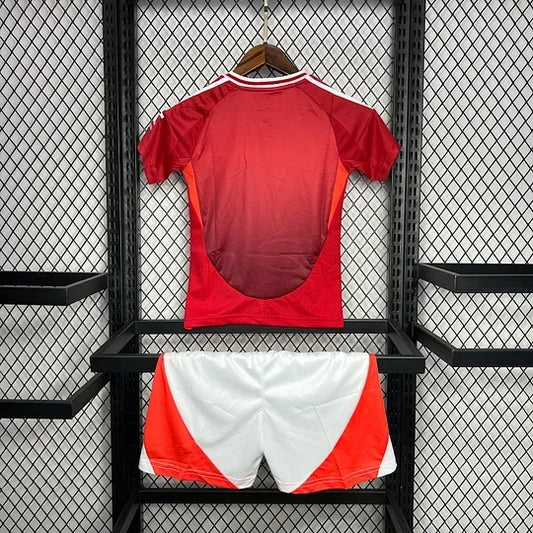 Divisa Home Manchester United 2024/2025 Taglia Bambino