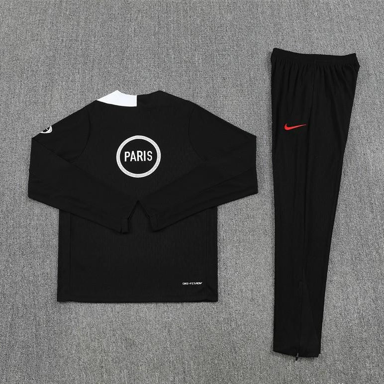 Survêtement noir du PSG 2025/2026