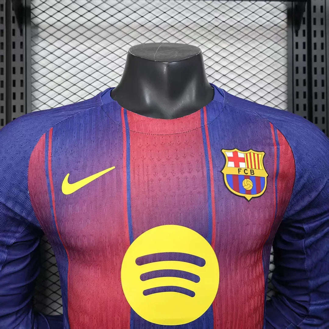 Maglia manica lunga Barcellona Home Kit 2025-2026